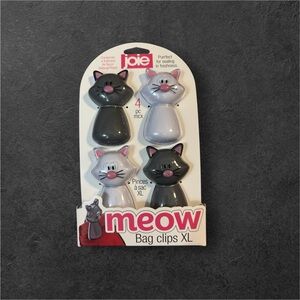 Joie Meow Cat Bag Clips - Black, Gray, White